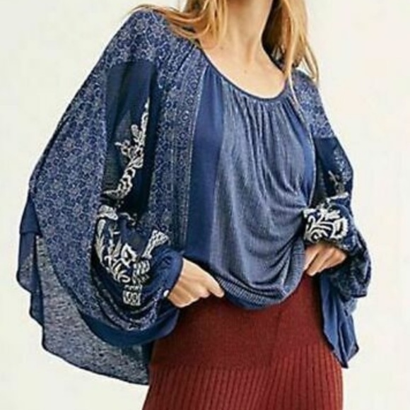 Free People Tops - 🎉Host Pick🎉 NWT Free People IndigoDreams Tunic